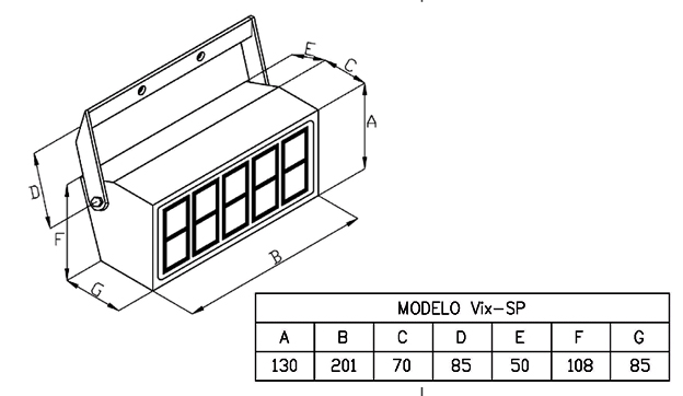 visor vix sp croquis